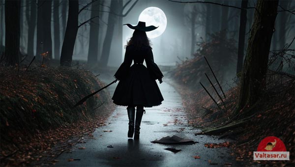 ведьма в лесу