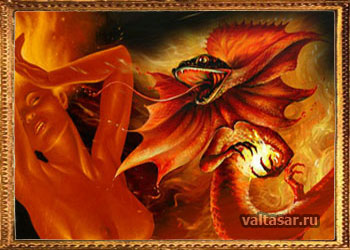 огненная саламандра в легендах