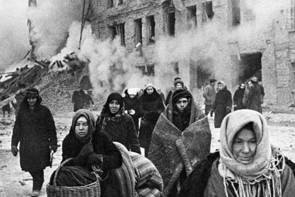 блокадный Ленинград фото