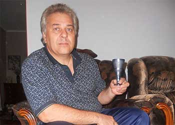 Игорь Подухевич с "космической" чашей