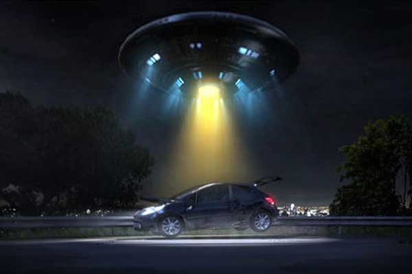 нло и машина фото