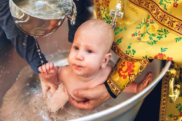 православное крещение фото