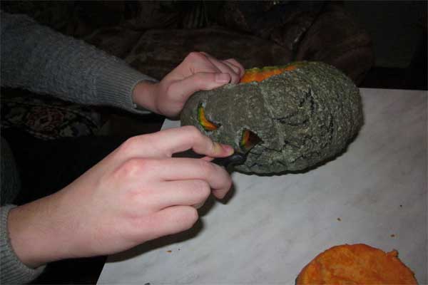 глаз и нос уже готовы