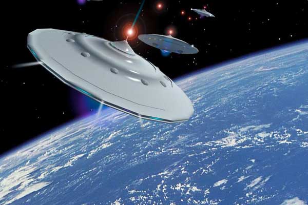 НЛО в космосе