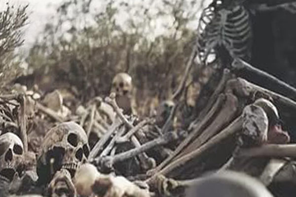 черепа в долине Семи смертей