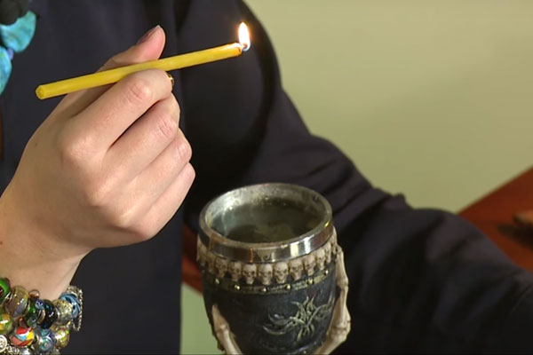 энергетическая зарядка с помощью свечи