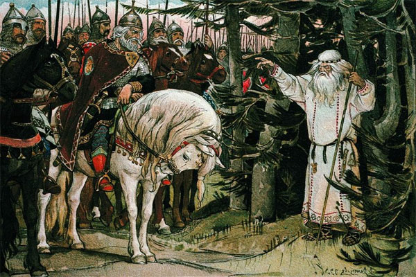 волх благославляет войско