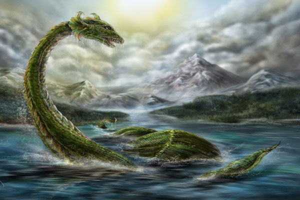 картина лохнесское чудовище