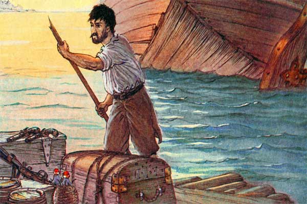 Робинзон на плоту