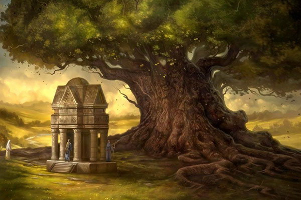 священный дуб