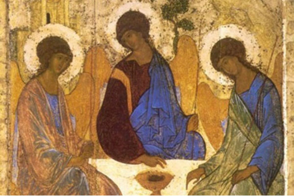 Икона Троица Андрея Рублева