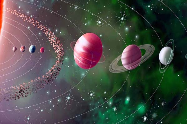 планеты в космосе