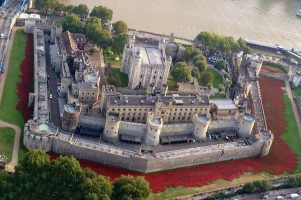 Тауэр - вид сверху