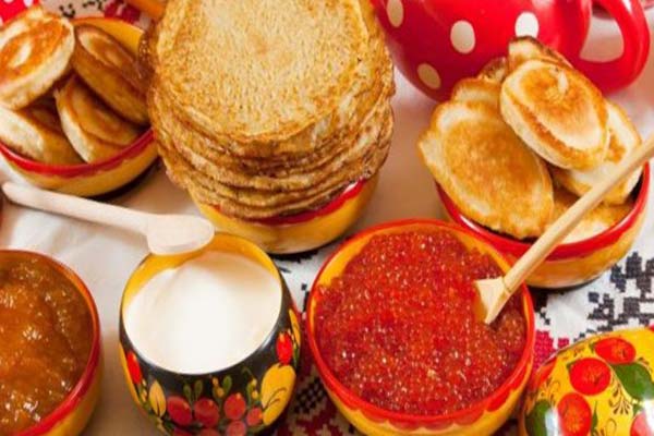 блины и икра