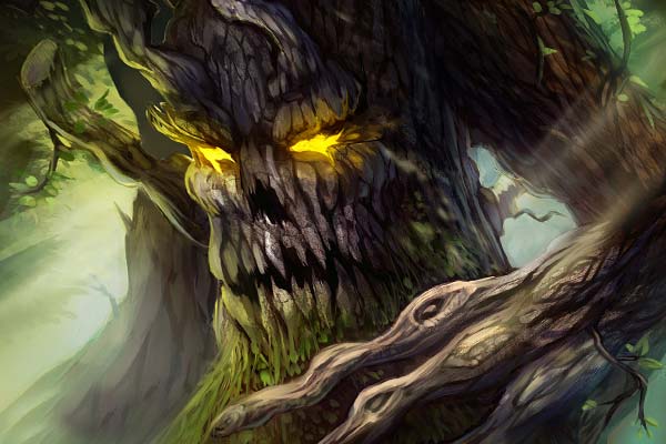 злое живое дерево