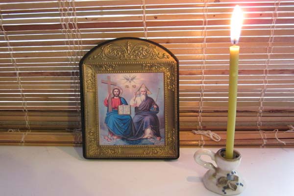 икона "Святая Троица" фото