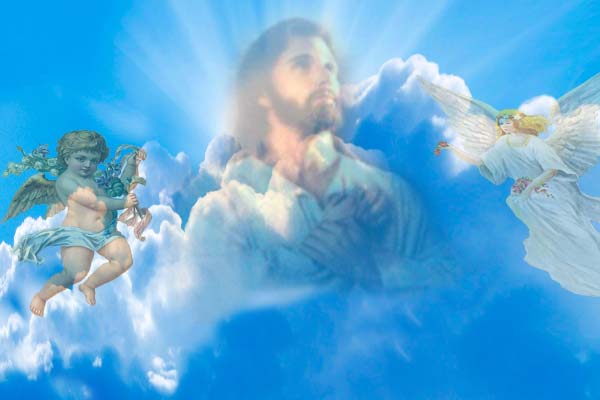 Господь в окружении ангелов