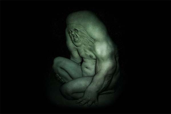 монстр в темноте