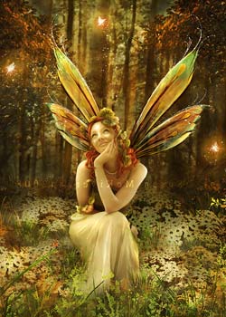 фея с крылышками