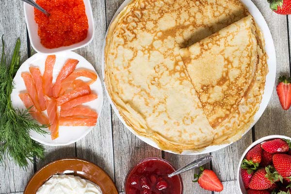 Традиционное масленичное угощение