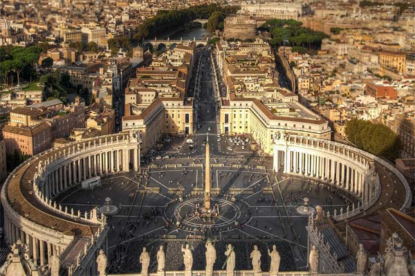 Вид на Ватикан