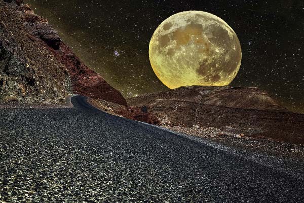 фантастическая полная Луна