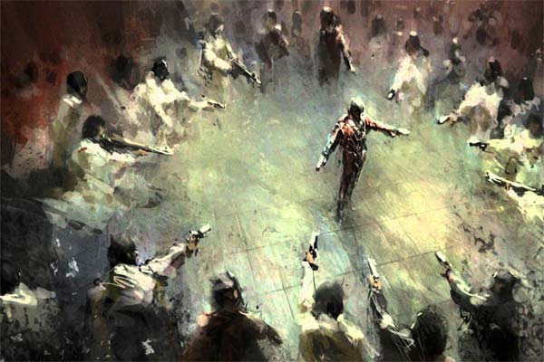 в окружении врагов