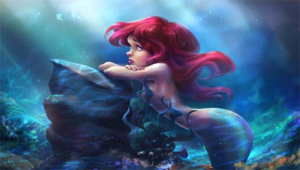 Русалка плачет