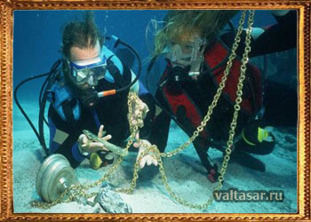 водолазы ищут клады