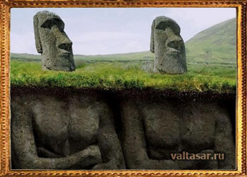 гигантские головы Моаи