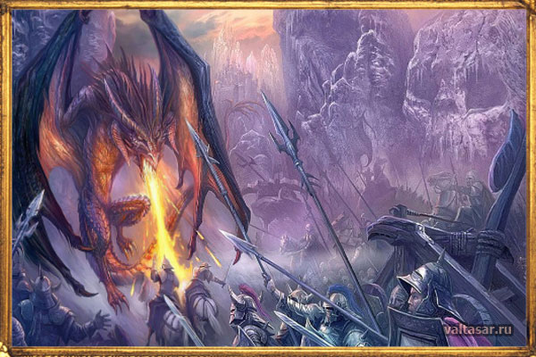 рыцарь против дракона 