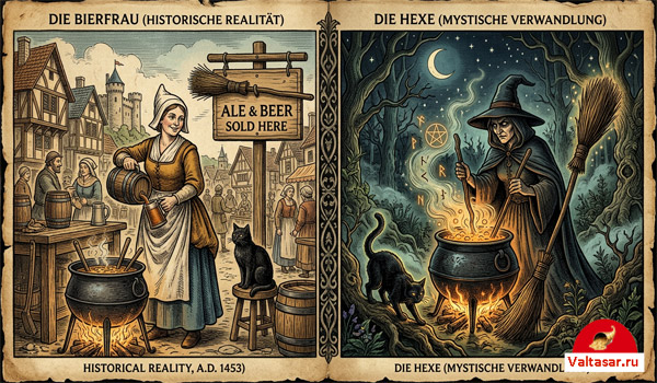 торговка пивом и ведьма