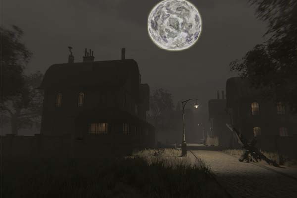 полная Луна в ночном небе