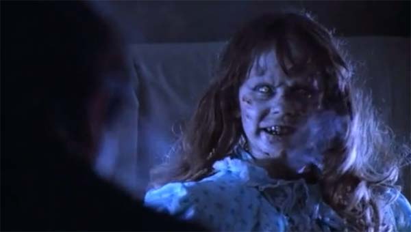 одержимая дьяволом женщина