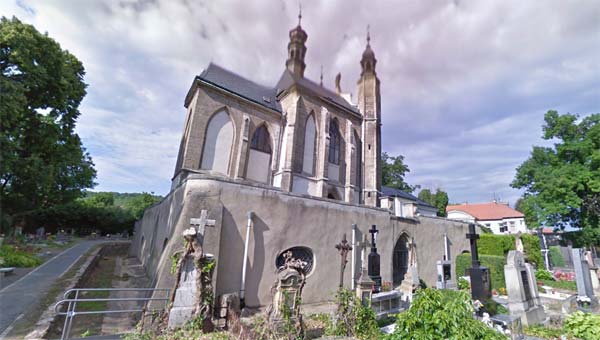 Церковь в Чехии из костей