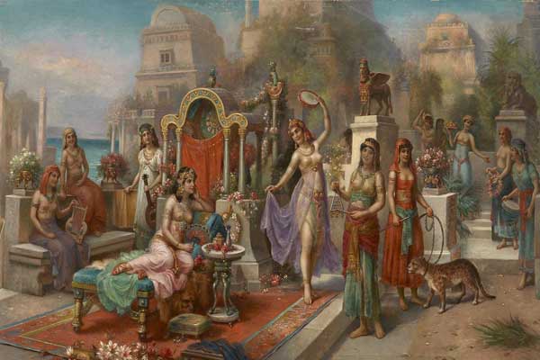 Картина "Сады Семирамиды"