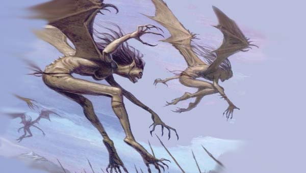 гарпии нападают