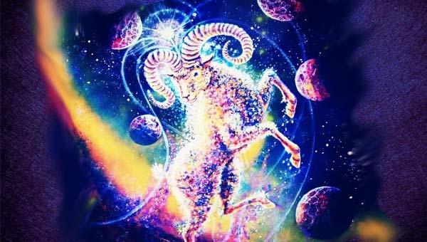 картинка: Овен и радуга