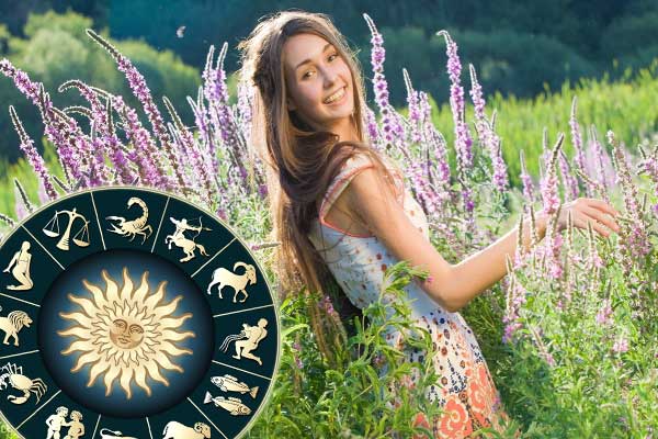 женщина на лугу