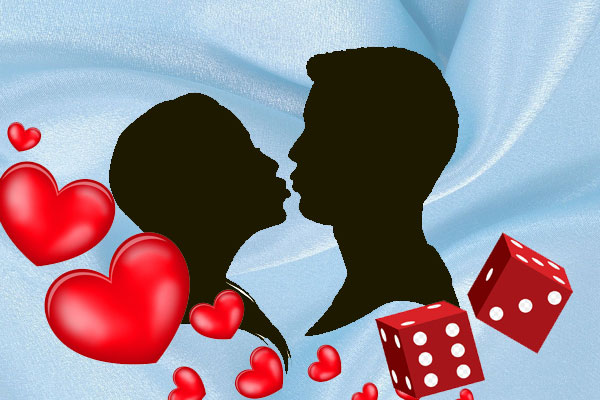 пара и сердечки