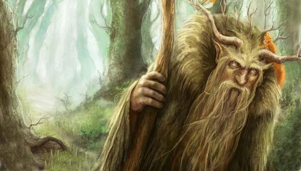 Леший в чаще