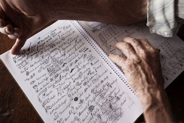 тетрадь с домашним заданием