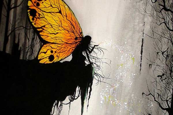 человек бабочка