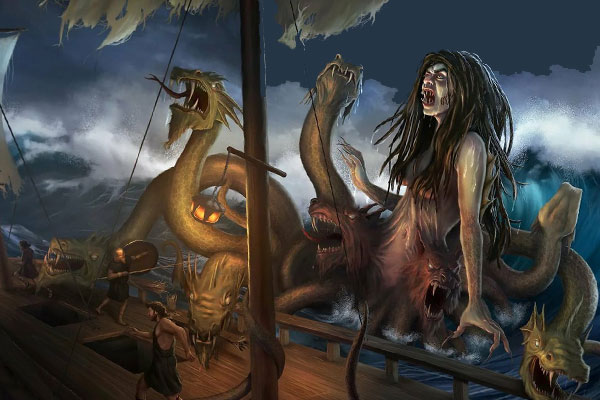 Монстр напал на корабль