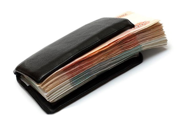 кошелёк с деньгами