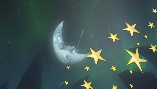 месяц и звезды