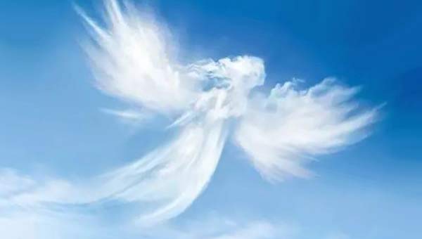 облако в виде ангела
