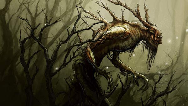 леший в чаще