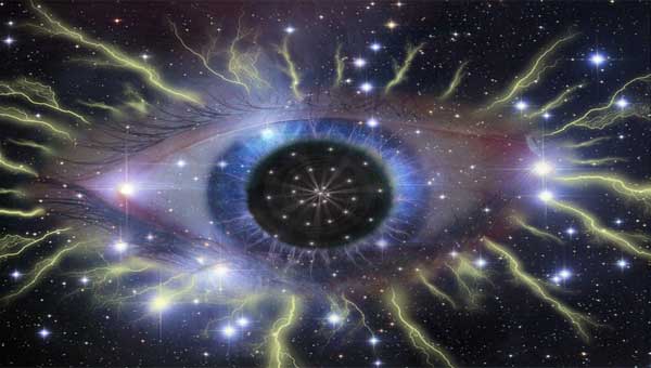 абстракция космос и глаз
