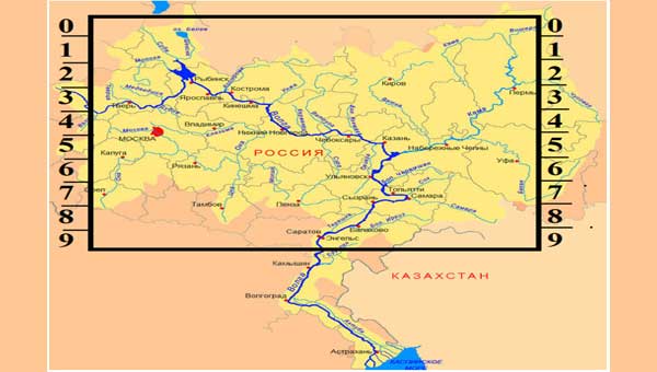 карта России